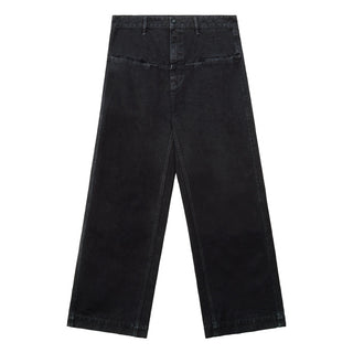 Simple Project Retro Cotton Jeans-Black