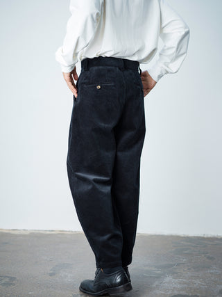 MIZUTOKI Corduroy Pants-Black Stone