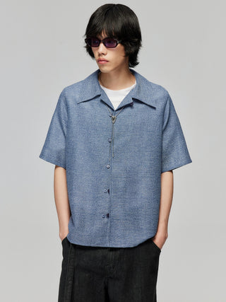 Simple Project Checkered Cuba Shirt