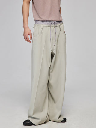 Simple Project Double Waisted Trousers