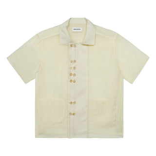 Simple Project Tencel Cuba Shirt-Yellow