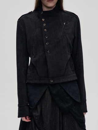 Tailored Napoleon Jacket-Black