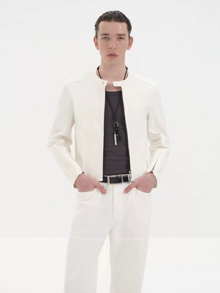 NFAI Motorcycle Jacket-White
