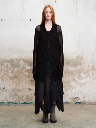 ILNya Distressed Knit Cardigan