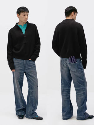 Simple Project V-Neck Sweater