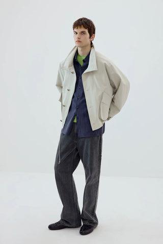 Simple Project MK3 Jacket-Almond Beige