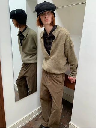 Simple Project V-Neck Sweater