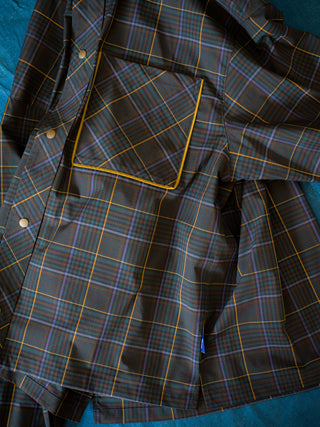 MIZUTOKI Check Shirt Jacket