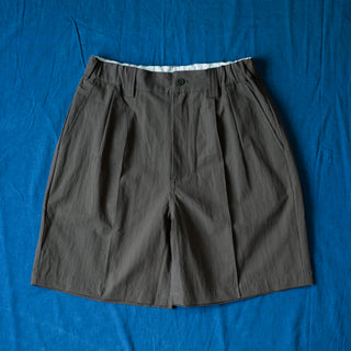 MIZUTOKI French Work Shorts-Dark Brown