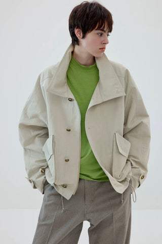 Simple Project MK3 Jacket-Almond Beige