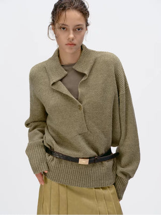 Simple Project V-Neck Sweater