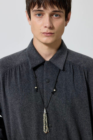 Simple Project Beaded Tassel Necklace