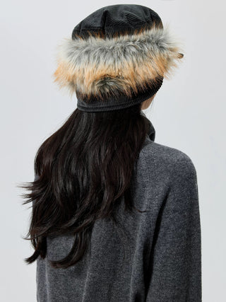 Simple Project Fur Corduroy Hat