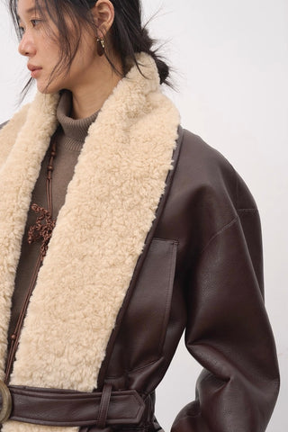 BALIANG Reversible Shearling Jacket