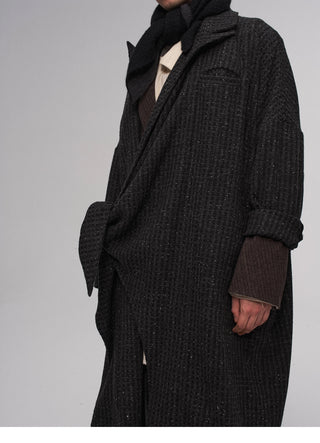 ILNya Side-tie Plaid Coat