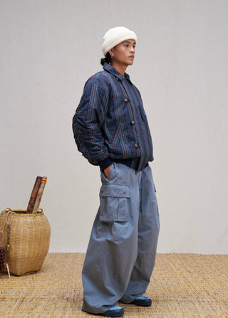 Unlimited Mote MA1 Bomber Jacket-Blue