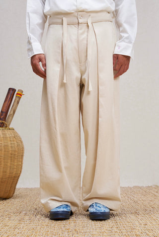 UNLIMITED MOTE Kendo Pants-Ivory