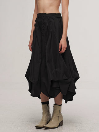 ILNya Irregular Bud Skirt