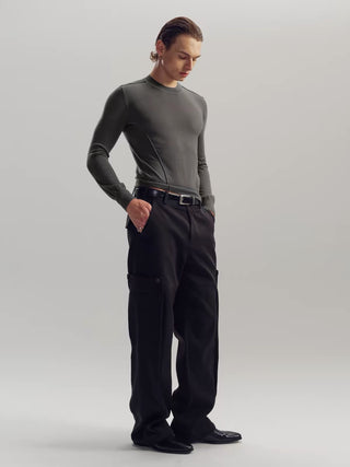 NFAI Crew Neck Wool Long-Sleeve