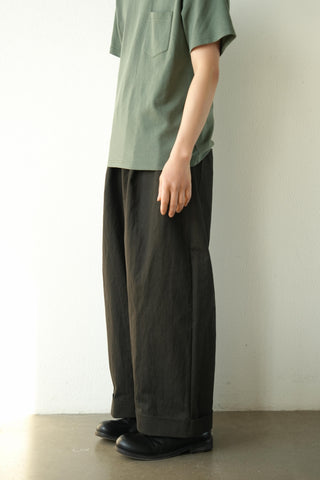 LANSYINLI Nylon Relaxed Cropped Pants