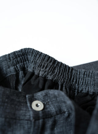 LANSYINLI Ink Bamboo Linen Trousers