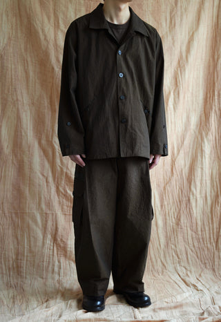 LANSYINLI Appliqué Wabi-Sabi Balloon Pants
