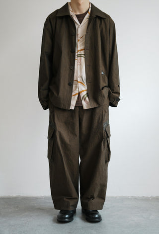 LANSYINLI Appliqué Wabi-Sabi Balloon Pants