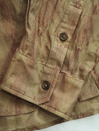 LANSYINLI Crimson Long-Sleeve Shirt