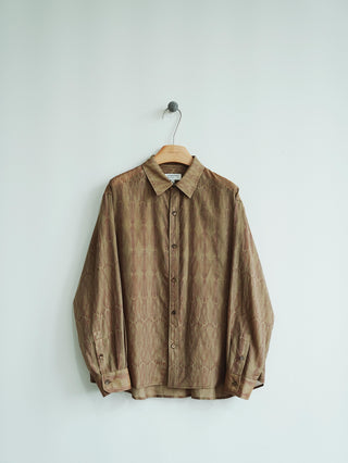 LANSYINLI Crimson Long-Sleeve Shirt