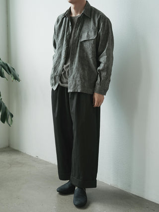 LANSYINLI Wave Sequence Long-Sleeve Shirt