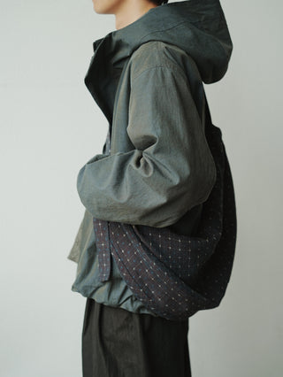 LANSYINLI Starweave Linen Shoulder Bag