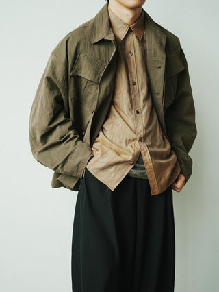 LANSYINLI Crimson Long-Sleeve Shirt