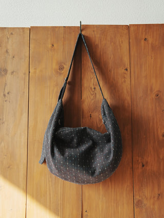 LANSYINLI Starweave Linen Shoulder Bag