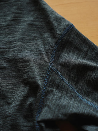 LANSYINLI Wool Crewneck Long-Sleeve Tee