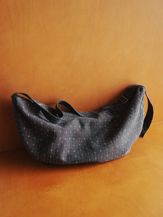 LANSYINLI Starweave Linen Shoulder Bag
