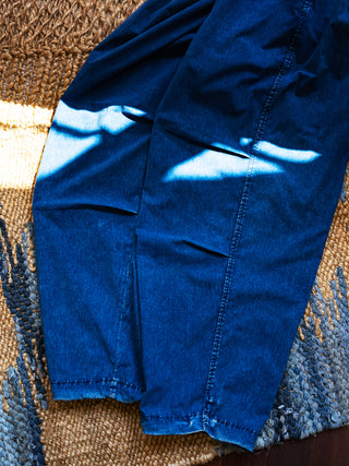 MIZUTOKI Vintage Indigo Nylon Denim Pants