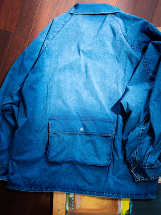 MIZUTOKI Vintage Nylon Denim Fleece Jacket