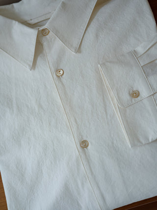 MIZUTOKI Wool Cotton Shirt