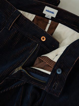 MIZUTOKI Dyed Corduroy Trousers