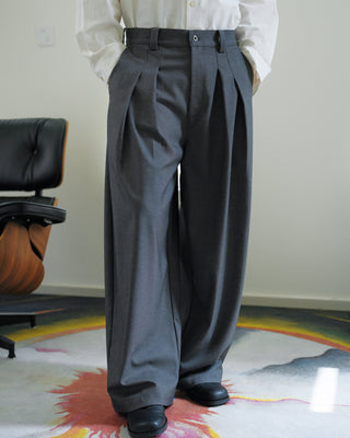 MIZUTOKI Double-Pleated Trousers