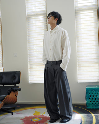 MIZUTOKI Double-Pleated Trousers