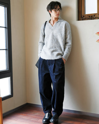 MIZUTOKI Dyed Corduroy Trousers