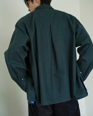 MIZUTOKI Island Green Hemp Cotton Shirt