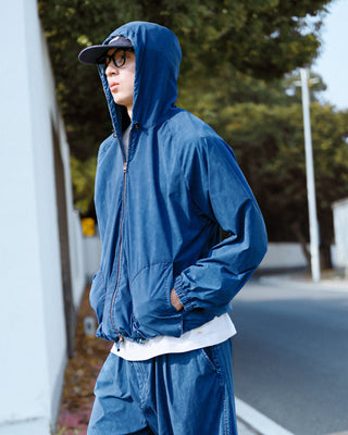 MIZUTOKI Vintage Nylon Denim Barn Jacket