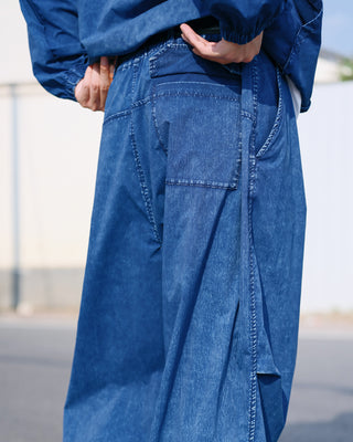 MIZUTOKI Vintage Indigo Nylon Denim Pants