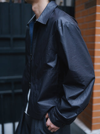 MIZUTOKI Coated Blouson Jacket