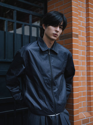 MIZUTOKI Coated Blouson Jacket