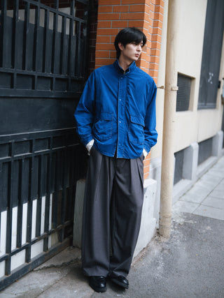 MIZUTOKI Vintage Nylon Denim Fleece Jacket