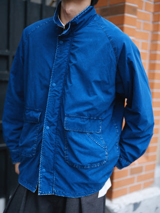 MIZUTOKI Vintage Nylon Denim Fleece Jacket