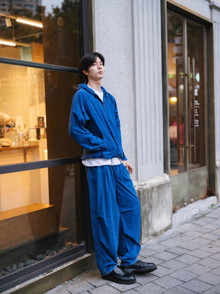 MIZUTOKI Vintage Indigo Nylon Denim Pants